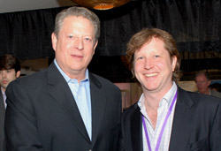 Gill Holland and Al Gore
